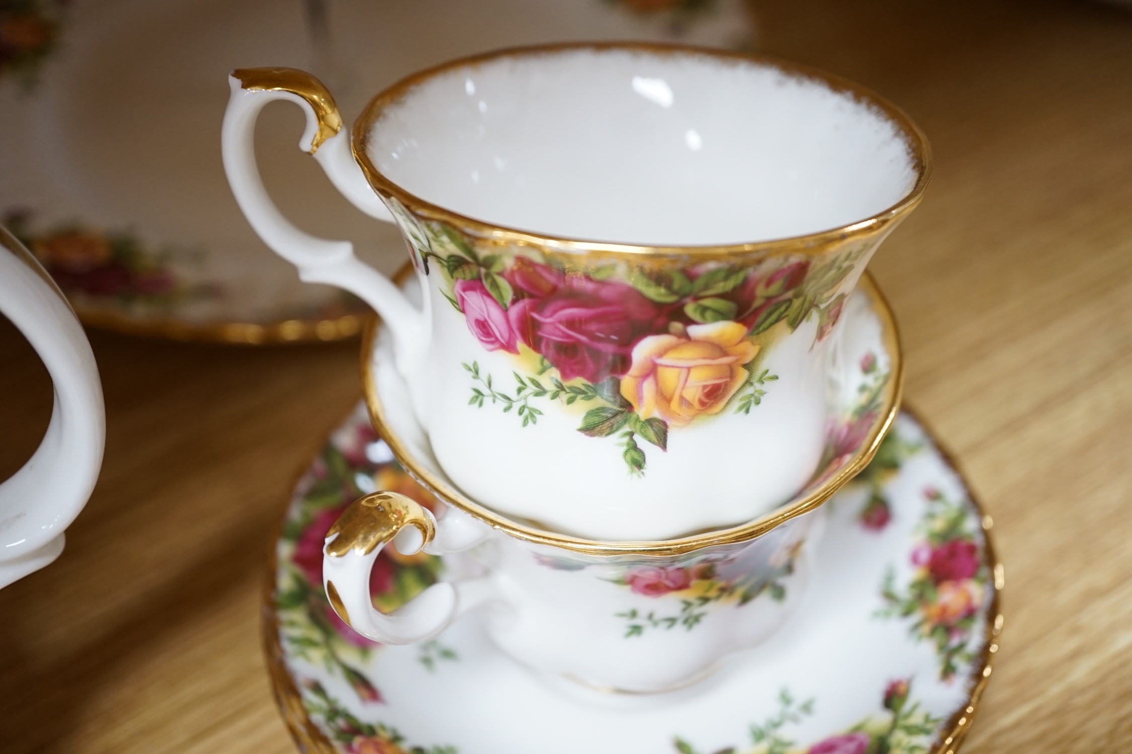 A quantity of Royal Albert Old Country Roses tea and dinner wares